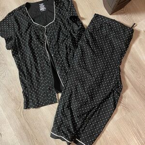 Simply Basic Black Sleepwear Top